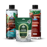 Garner's Garden Oral Care Package | Trio | H2O2 | Fluoride Free Packages White Smoke Regular Cinnamint / 2 oz Organic Tooth Powder