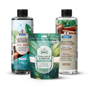Garner's Garden Oral Care Package | Trio | H2O2 | Fluoride Free Packages White Smoke Reduced Cinnamint / 2 oz Chlorophyll and Mineral Tooth Powder