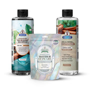 Garner's Garden Oral Care Package | Trio | H2O2 | Fluoride Free Packages White Smoke Reduced Cinnamint / 2 oz Mother of Pearl Tooth Powder