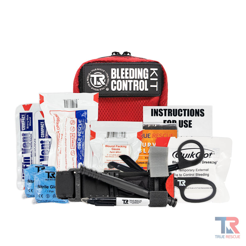 True Rescue Bleeding Control Kit by True Rescue Bleeding Control Kit White Smoke Standard Kit / SWAT-T Tourniquet / Black,Standard Kit / SWAT-T Tourniquet / Orange,Standard Kit / SAM XT Tourniquet / Black,Standard Kit / SAM XT Tourniquet / Orange,Standard Kit / C-A-T  Gen 7 Tourniquet / Black,Standard Kit / C-A-T  Gen 7 Tourniquet / O