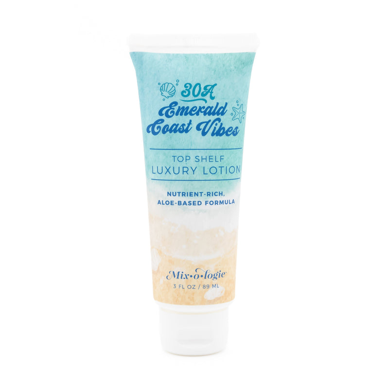 MIXOLOGIE Mixologie 30A Emerald Coast Vibes Collection Destination White Smoke Top Shelf Luxury Lotion