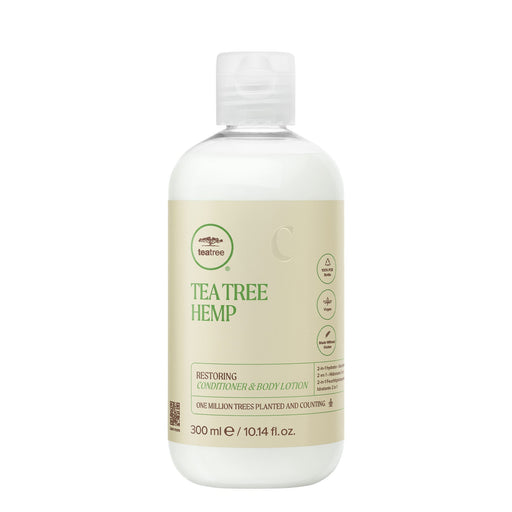 VIP Extensions Paul Mitchell Tea Tree Hemp Restoring Conditioner & Body Lotion, 10.14 oz Conditioner White Smoke