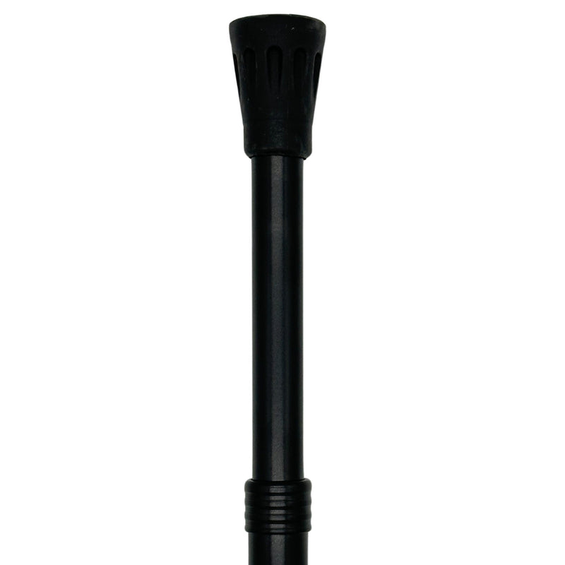 Classy Walking Canes Tall Adjustable Classy Cane in Grey Horn 31" to 38" Walking Cane Black