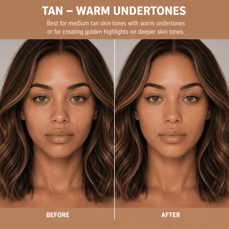 Sydoni Skincare and Beauty SYDONI FULL COVERAGE CREAM CONCEALER – Maximum Coverage, Seamless Skin .5 OZ. Cream Concealer Rosy Brown Tan-Warm Tan Brown