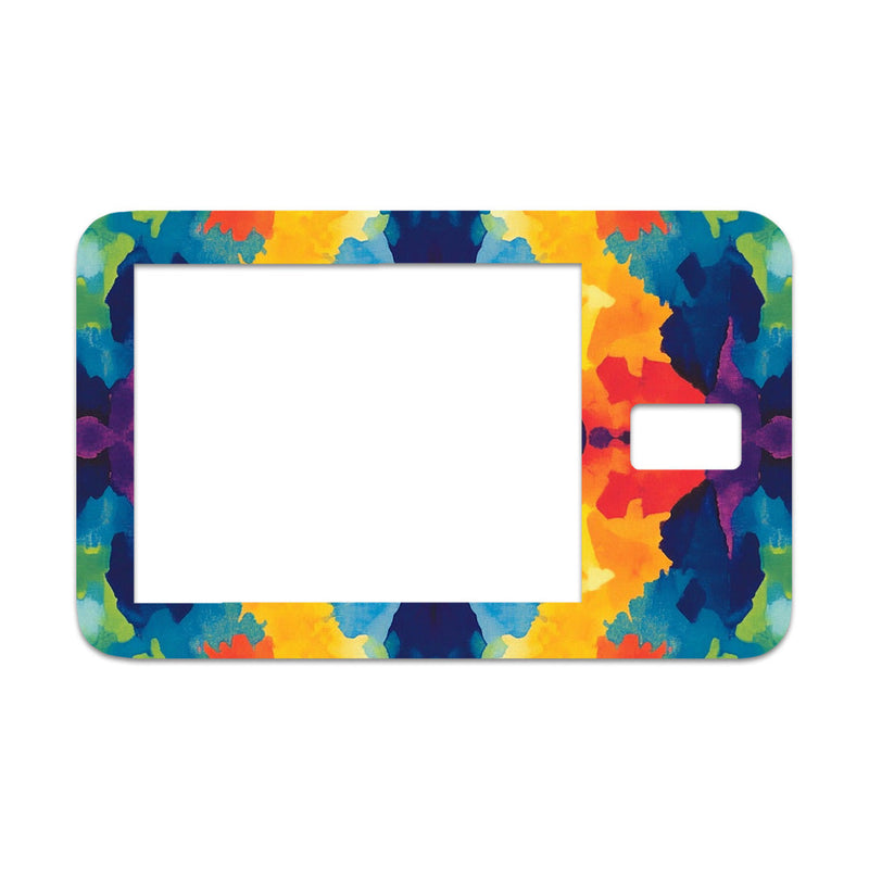 Peelz Bright Tie Dye Sticker for Tandem t:slim Peelz/Stickers White Smoke