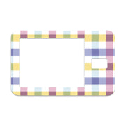 Peelz Spring Plaid Sticker for Tandem t:slim Peelz/Stickers White Smoke