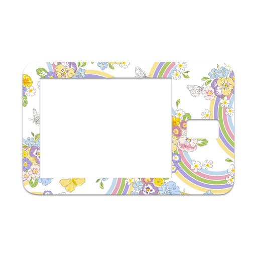 Peelz Rainbow Blooms Sticker for Tandem t:slim Peelz/Stickers White Smoke