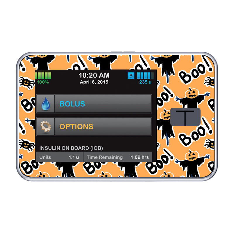 Peelz Pumpkin Boo Tandem t:slim X2 - Pump Peelz Peelz/Stickers Black