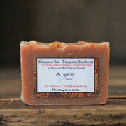 Soaplicity Tangerine Patchouli Shampoo Bar Shampoo Bar Dark Slate Gray Default Title