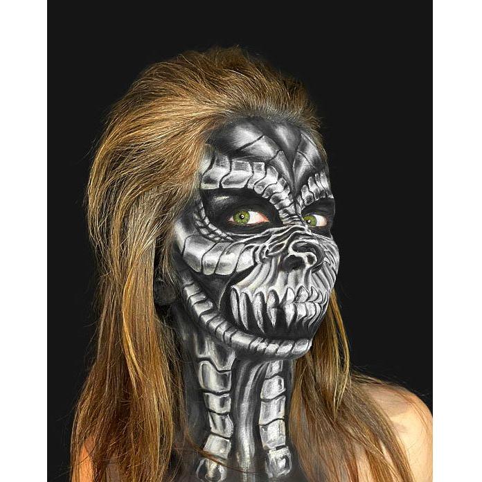 Graftobian Make-Up Company ProPaint™ Face and Body Paint Black Crimson Red,White Swan,Raven Black,Catalina Blue,Buttercup Yellow,Mantis Green,Orange Sunset,Wild Violet,Tickled Pink,Tropic Teal,Fuzzy Bear Brown,Graveyard Grey,Mega Genta,Eggplant,Second Skin,Aztec Turquoise,Light Yellow,Alien Green,Mint Green,Forest Gr