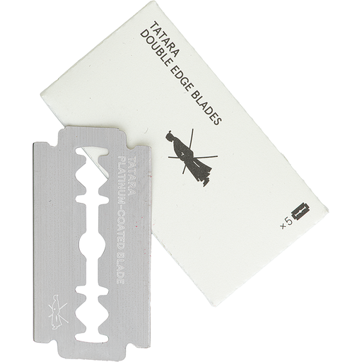 Tatara Tatara Double Edge Blades - 5 Blades Razor Blades Light Gray
