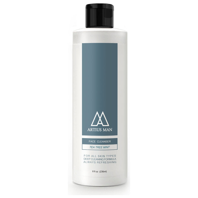 Artius Man Face Cleanser For Men - Tea Tree Mint Dark Slate Gray