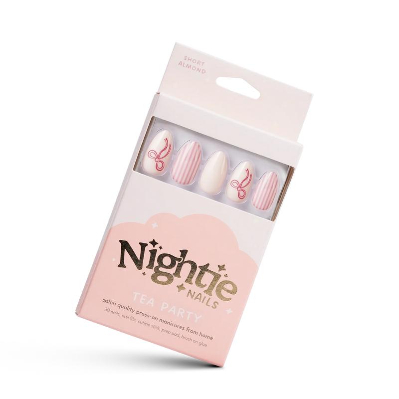 Nightie Nails Tea Party Black