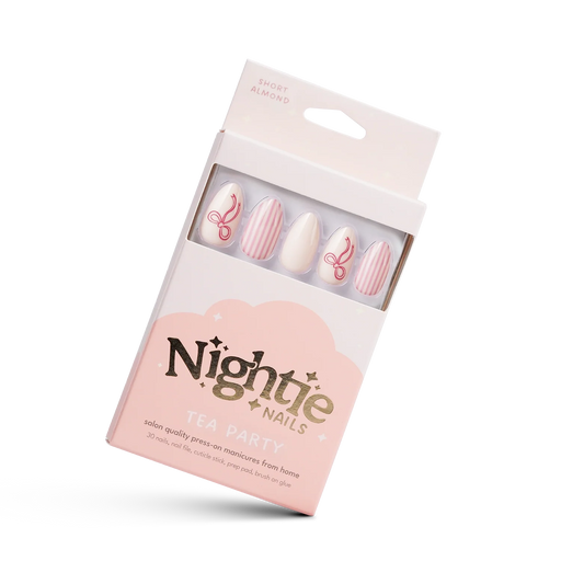 Nightie Nails Tea Party Black