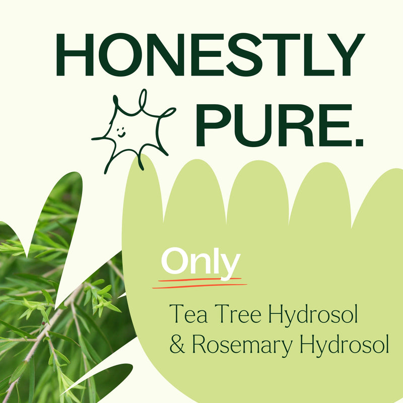 Plant Therapy Tea Tree & Rosemary Facial Mist Hair & Skin Care Pale Goldenrod 4 oz