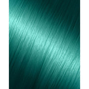 VIP Extensions Babe Tape Extensions 18" 100% Human Hair Straight 10 Pieces Tape-In Hair Extensions Black PEGGY TEAL