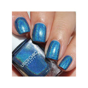 UberChic Beauty Teal We Meet Again - Holographic Polish Regular Polish Rosy Brown