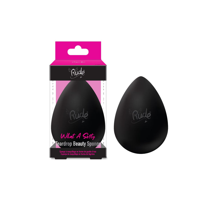 Rude Cosmetics What A Softy Teardrop Beauty Sponge Sponges & Applicators Pale Violet Red Teardrop Beauty Sponge