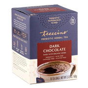 Teeccino Dark Chocolate Prebiotic SuperBoost Herbal Tea Herbal Tea White Smoke 25 tea bags,10 tea bags