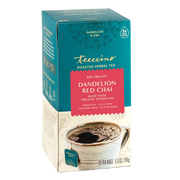 Teeccino Dandelion Red Chai Roasted Herbal Tea Herbal Tea Dark Cyan 25 tea bags