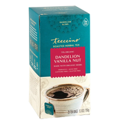 Teeccino Dandelion Vanilla Nut Roasted Herbal Tea Herbal Tea Dark Cyan 25 tea bags