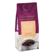 Teeccino English Toffee Herbal Coffee Herbal Coffee Maroon 11 ounce ground