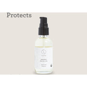 Lizush ORGANIC FACIAL OIL Seals and Protects Antique White