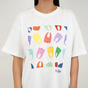 MySmile MySmile Colorful Teeth T-Shirt Light Gray XXL