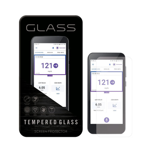 Peelz Tempered Glass Screen Protector for Omnipod® 5 Controller – Pump Peelz Peelz/Stickers White Smoke