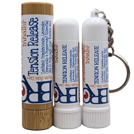 By Robin Creations Tension Release Aromatherapy Inhaler Aromatherapy Gray Plastic - without a keychain,Plastic - with a keychain,Bamboo (100% Plastic-Free & Zero Waste)
