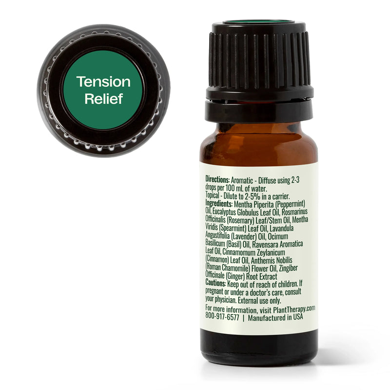 Plant Therapy Tension Relief Essential Oil Blend Essential Oil White Smoke 10 mL,30 mL