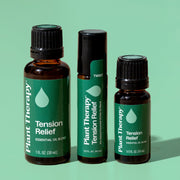 Plant Therapy Tension Relief Essential Oil Blend Pre-Diluted Roll-On Essential Oil Light Green 10 mL