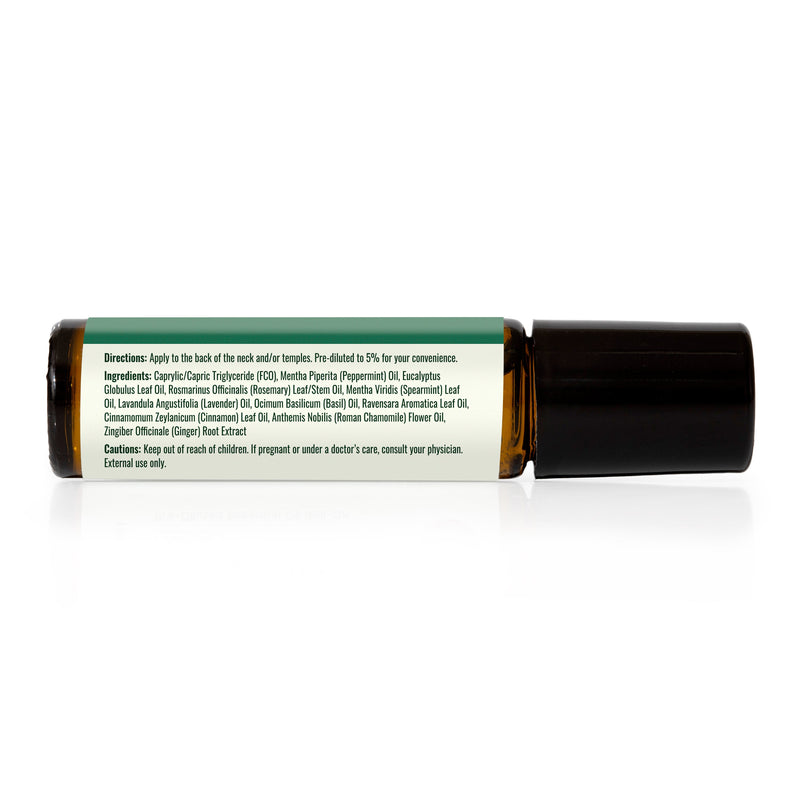 Plant Therapy Tension Relief Essential Oil Blend Pre-Diluted Roll-On Essential Oil Black 10 mL