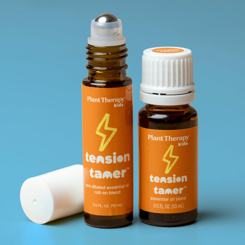 Plant Therapy Tension Tamer Essential Oil Pre-Diluted Roll-On Essential Oil Cornflower Blue 10 mL