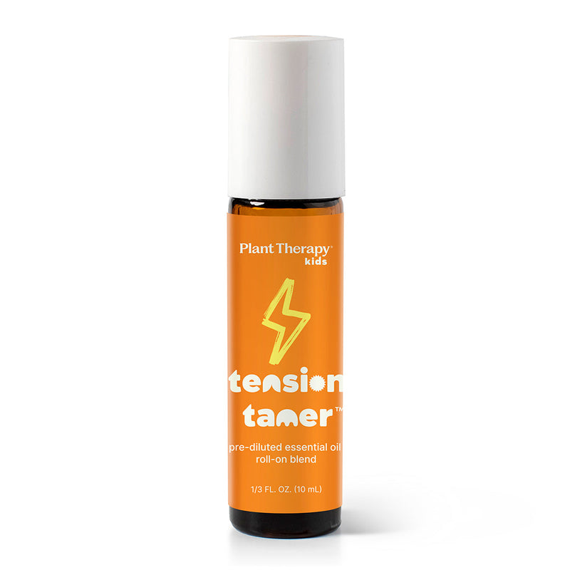 Plant Therapy Tension Tamer Essential Oil Pre-Diluted Roll-On Essential Oil White Smoke 10 mL