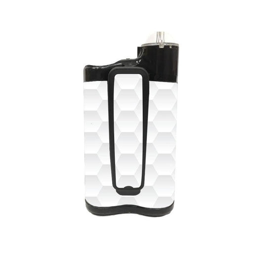 Peelz Tessellation Sticker for Medtronic MiniMed 770G & 780G Peelz/Stickers White Smoke Back and Clip Peelz