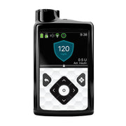 Peelz Tessellation Sticker for Medtronic MiniMed 770G & 780G Peelz/Stickers Black Whole System Peelz (front back + clip),Front Peelz