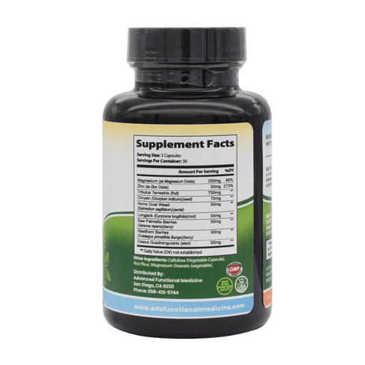 Advanced Functional Medicine Supplements Testo Complex Plus (Testosterone booster) Light Gray