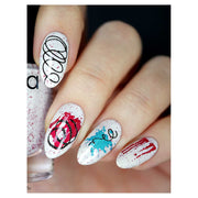 UberChic Beauty Texture-licious-04 Stamping Plate Rosy Brown