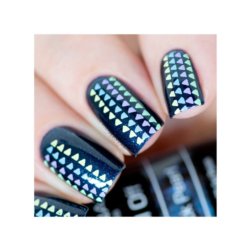 UberChic Beauty Texture-licious-04 Stamping Plate Dark Slate Gray
