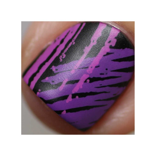 UberChic Beauty Texture-licious-04 Stamping Plate Dim Gray