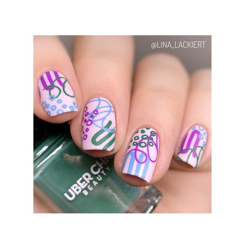 UberChic Beauty Texture-licious-04 Stamping Plate Tan