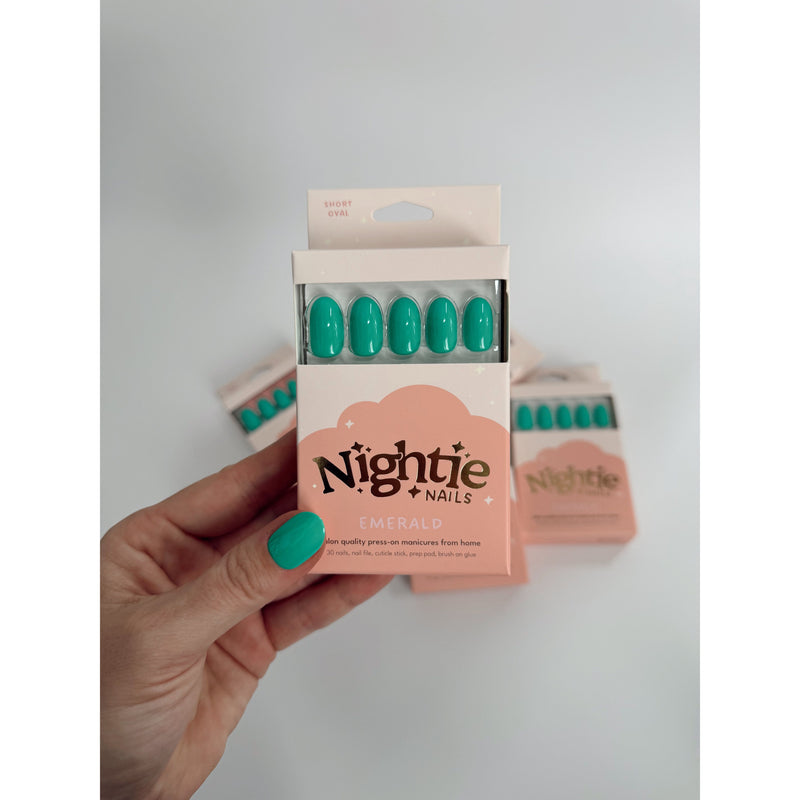 Nightie Nails Emerald Gray