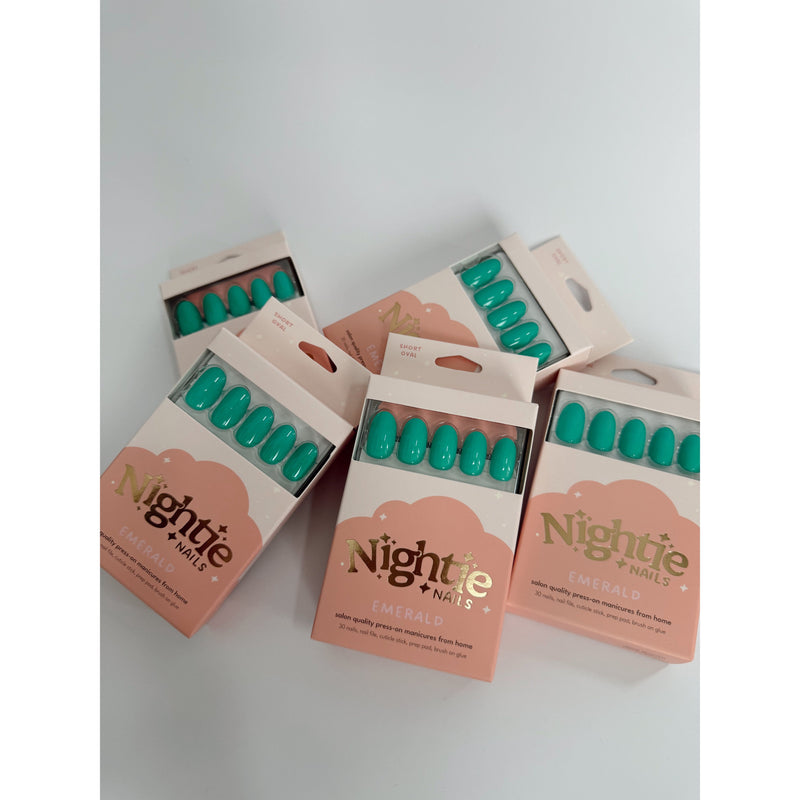 Nightie Nails Emerald Gray