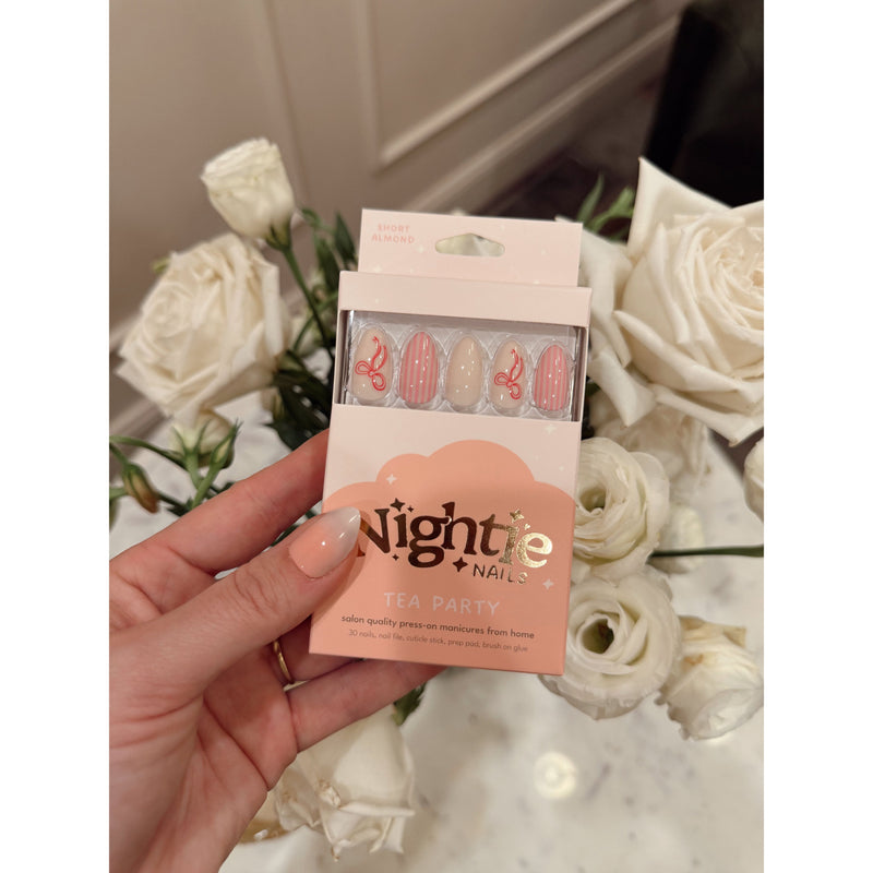 Nightie Nails Tea Party Gray