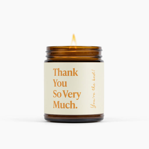 Fontana Candle Co Thank You So Very Much Jar Candle Candles Antique White