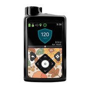 Peelz Thanksgiving Floral For Medtronic MiniMed 770G & 780G Peelz/Stickers Black Whole System Peelz (front back + clip),Front Peelz