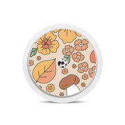 Peelz Thanksgiving Floral Freestyle Libre 2 Peelz/Stickers White Smoke Sensor Only