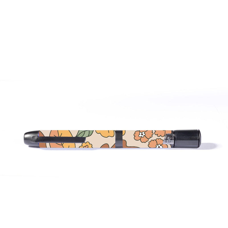 Peelz Thanksgiving Floral InPen - Smart Insulin Pen Peelz/Stickers White Smoke