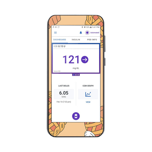 Peelz Thanksgiving Pies Sticker for Omnipod® 5 Controller – Pump Peelz Peelz/Stickers White Smoke